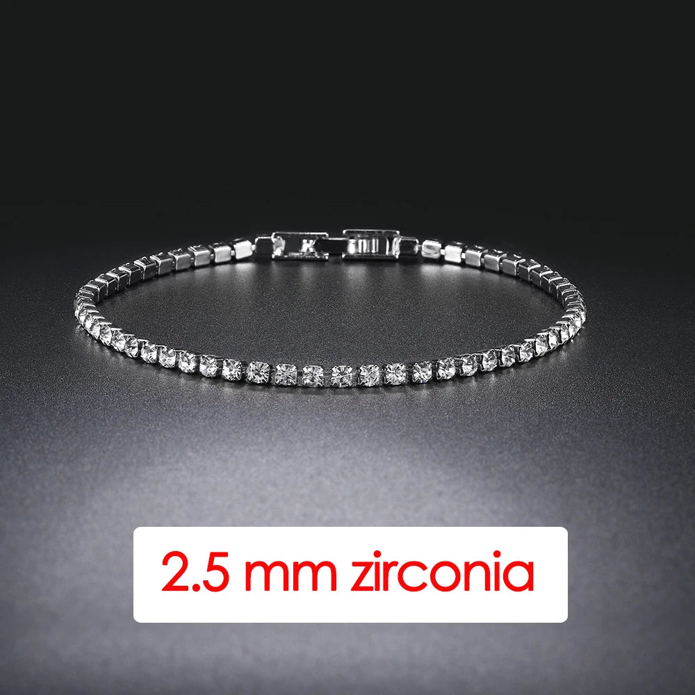 Crystal Tennis Bracelet D’Oro