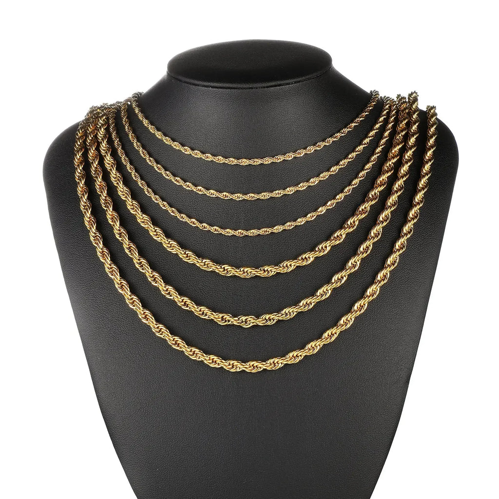 Twisted Rope Chain D´Oro