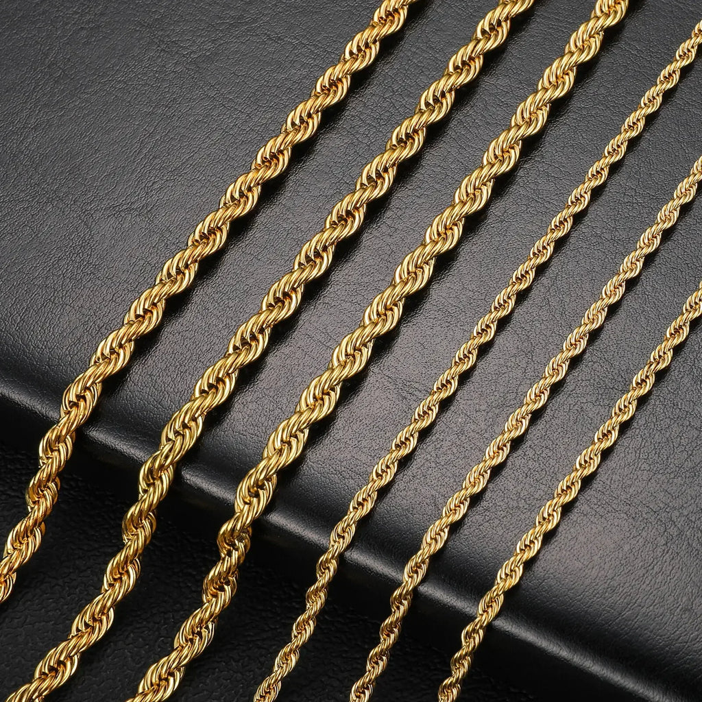 Twisted Rope Chain D´Oro