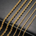 Twisted Rope Chain D´Oro