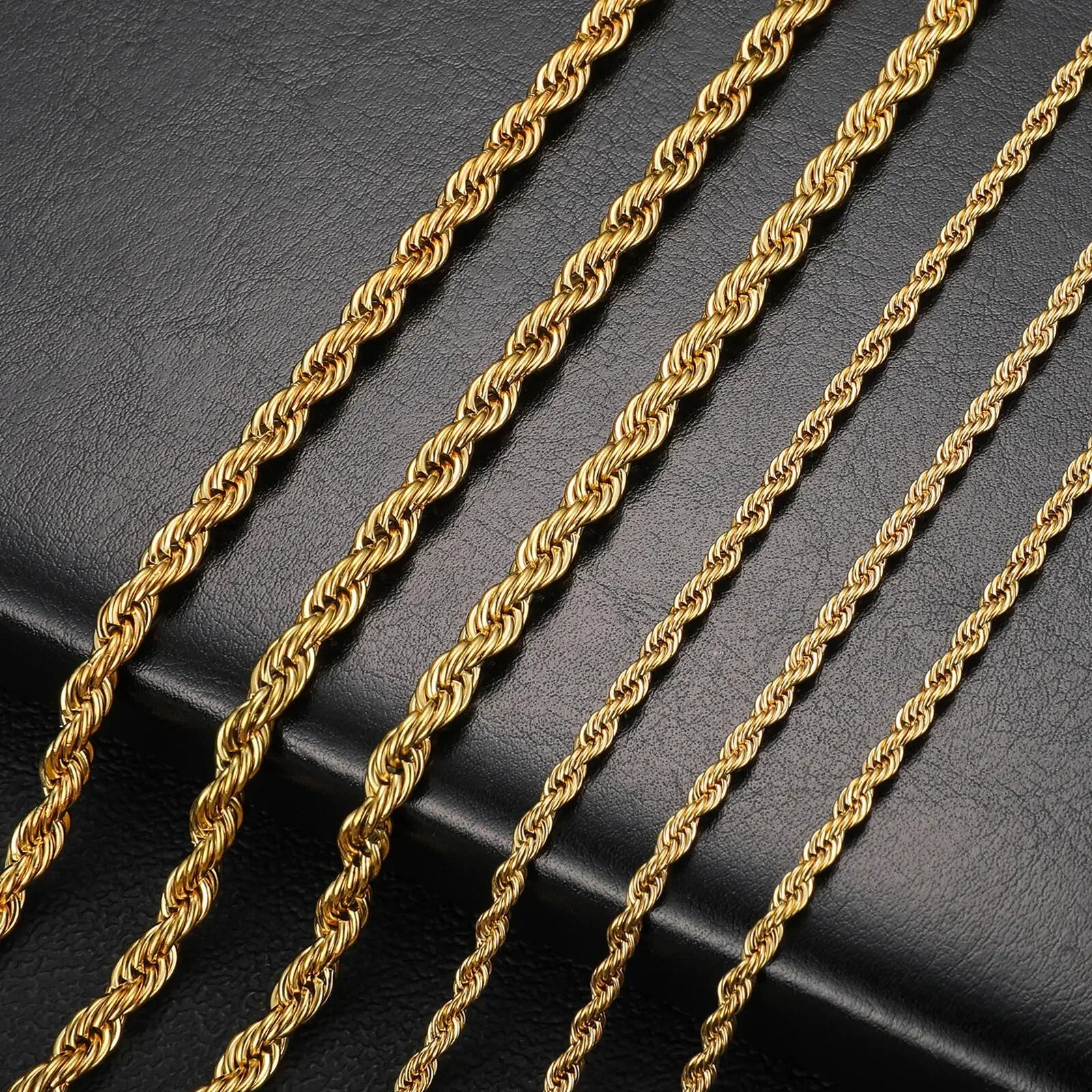 Twisted Rope Chain D´Oro