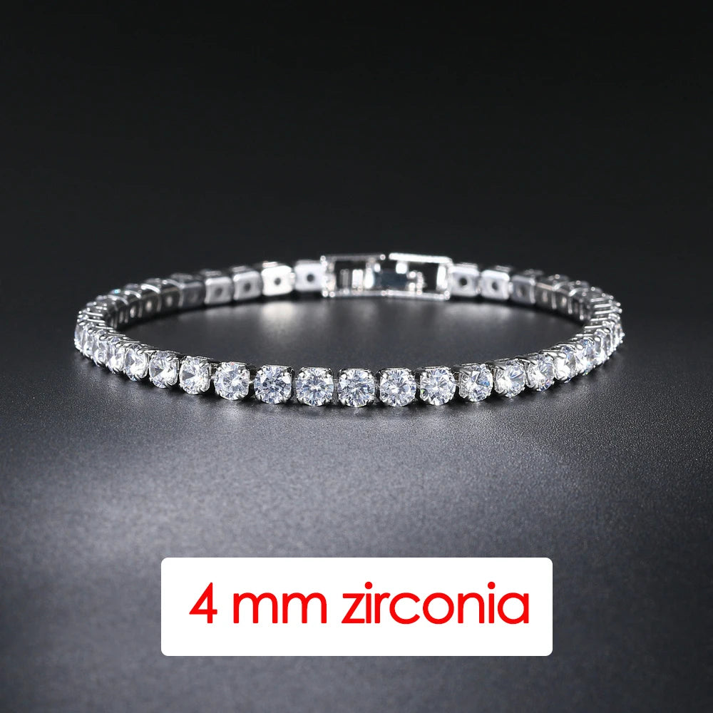 Crystal Tennis Bracelet D’Oro