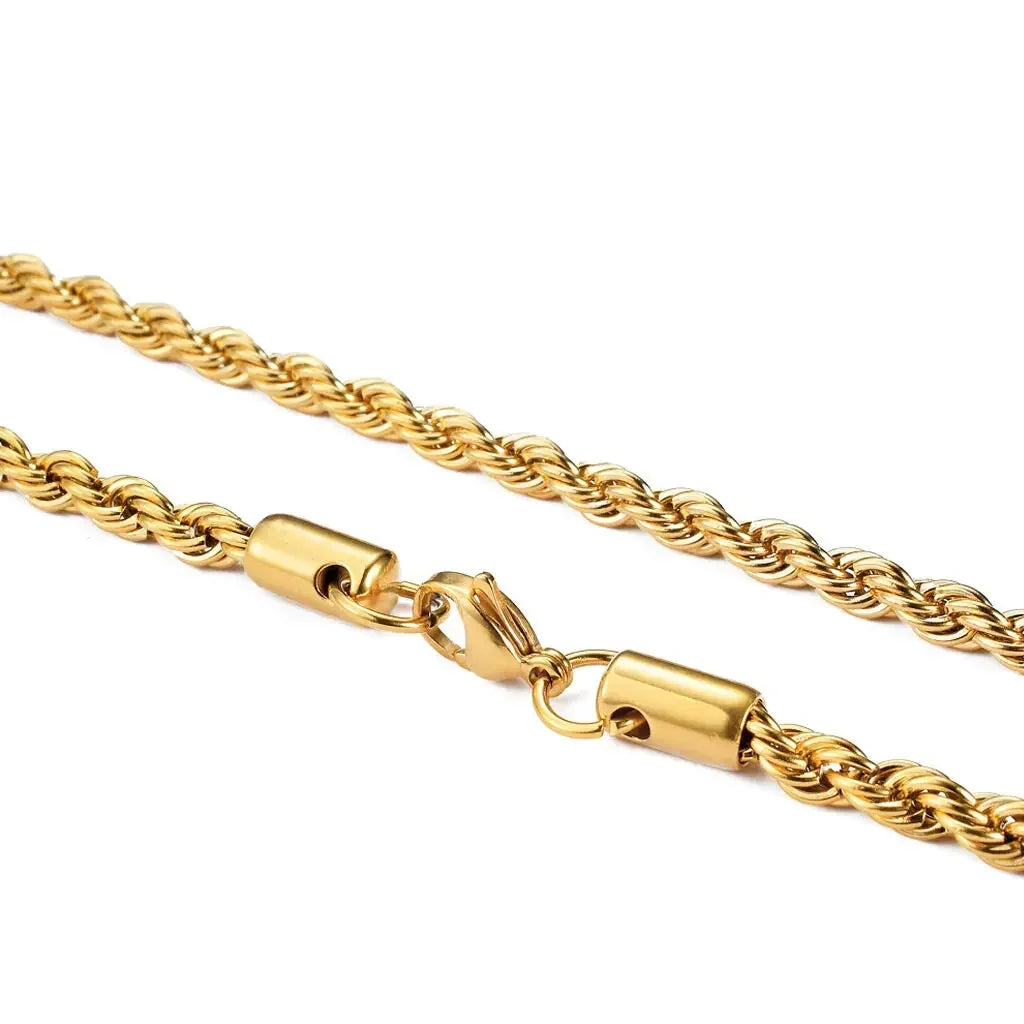 Twisted Rope Chain D´Oro
