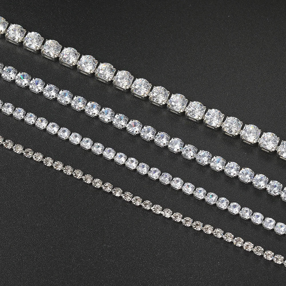 Crystal Tennis Bracelet D’Oro
