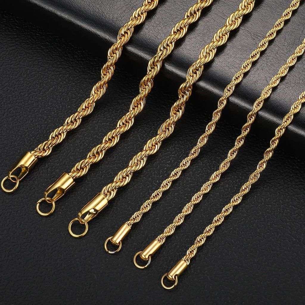 Twisted Rope Chain D´Oro