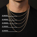 Twisted Rope Chain D'Oro